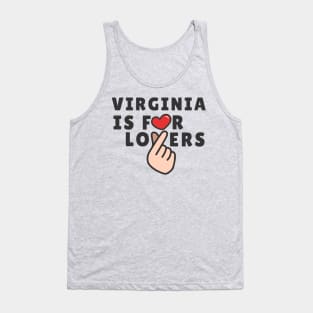 Virginia is for lovers funny Virginia Tank Top